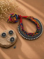 Load image into Gallery viewer, Threaded Necklace Jewellery Set