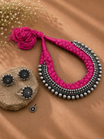 Load image into Gallery viewer, Threaded Necklace Jewellery Set