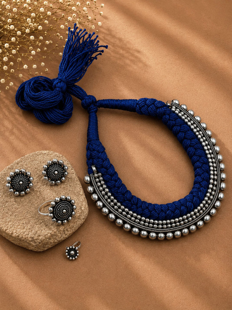 Threaded Necklace Jewellery Set