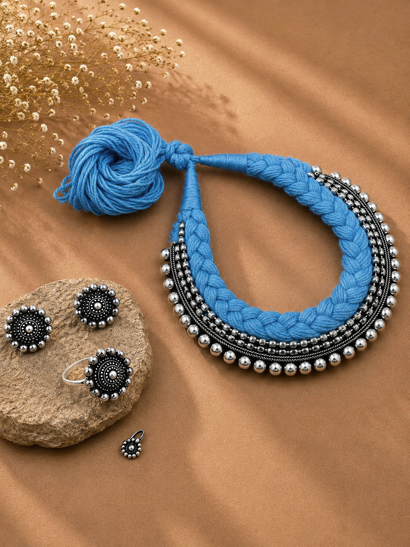 Threaded Necklace Jewellery Set
