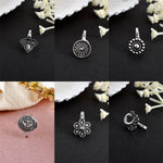 Load image into Gallery viewer, AARVI OXIDISED CLIP ON NOSEPIN COMBO OF 6