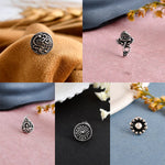 Load image into Gallery viewer, GRIVA OXIDISED PIERCING NOSEPIN COMBO OF 5