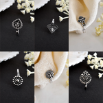 Load image into Gallery viewer, GARIMA OXIDISED CLIP ON NOSEPIN COMBO OF 6