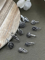 Load image into Gallery viewer, GEET OXIDISED CLIP ON NOSEPIN COMBO OF 10