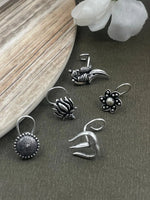 Load image into Gallery viewer, KRUPA OXIDISED PIERCING NOSEPIN COMBO OF 5