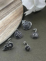 Load image into Gallery viewer, HEENA OXIDISED PIERCING NOSEPIN COMBO OF 5