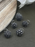 Load image into Gallery viewer, HEMA OXIDISED PIERCING NOSEPIN COMBO OF 5