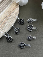 Load image into Gallery viewer, RAHA OXIDISED CLIP ON NOSEPIN COMBO OF 7