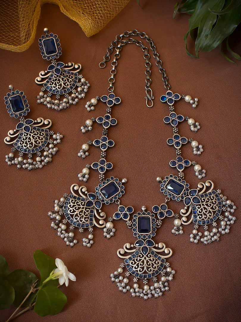 Riya Stone Necklace Set