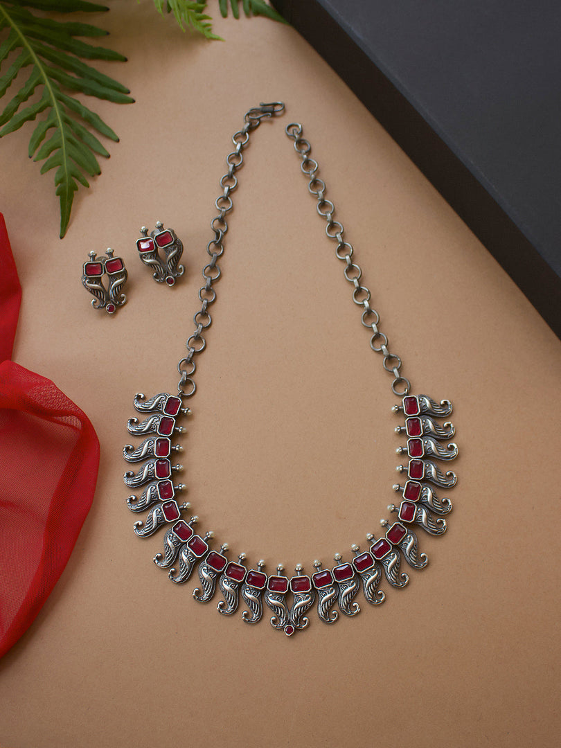 Tia Stone Necklace Set