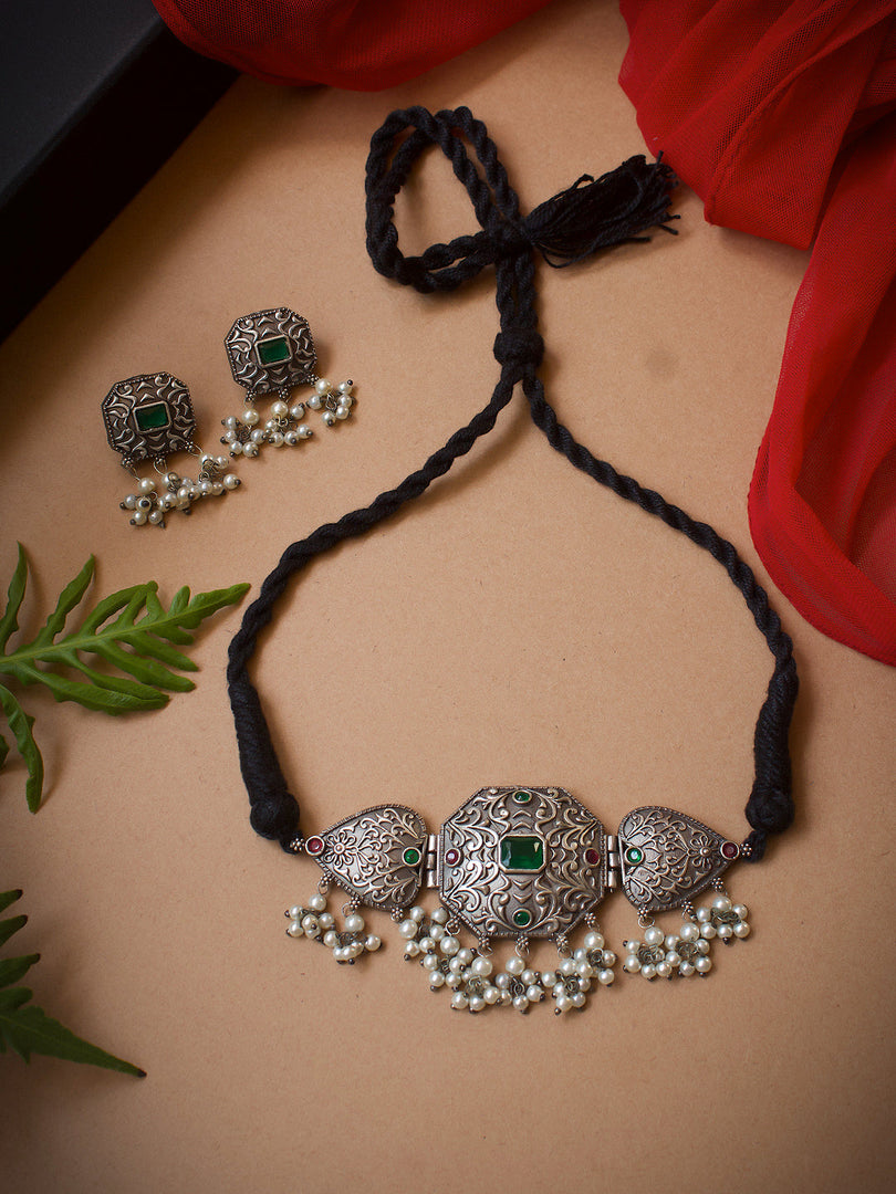 Tia Stone Necklace Set