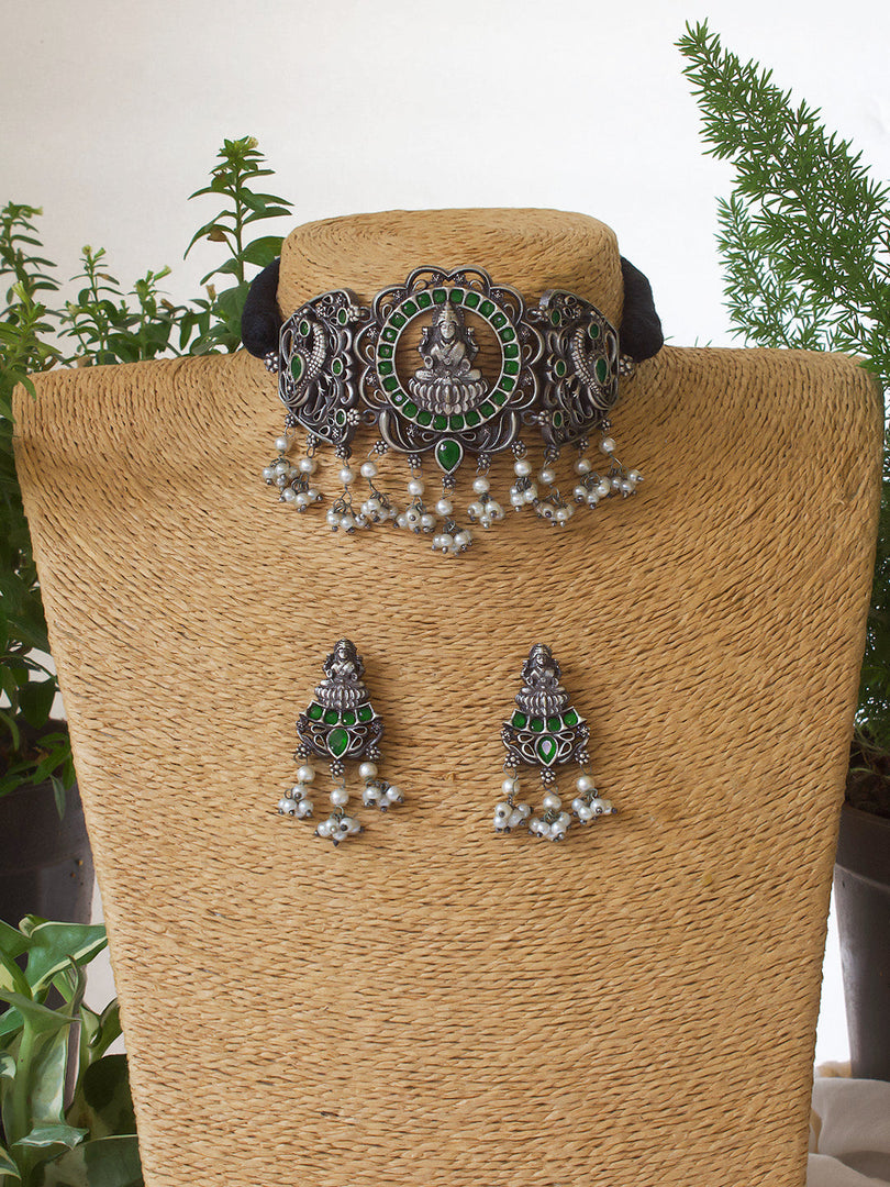 Laxmi Stone Necklace Set