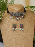 Load image into Gallery viewer, Rose Stone Necklace Set