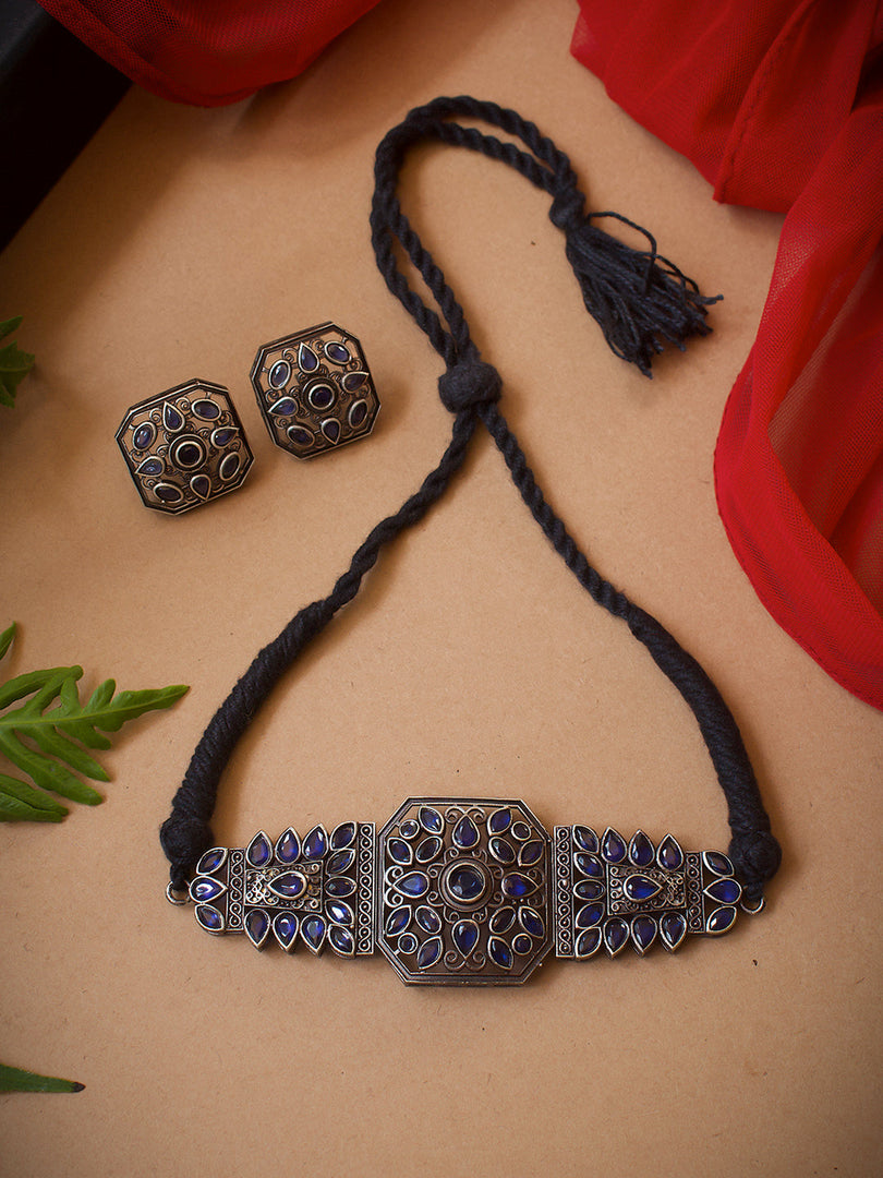 Meera Stone Necklace Set