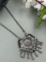 Load image into Gallery viewer, SUVARNADA SILVER NECKLACE &amp; EARRINGS 60% Off