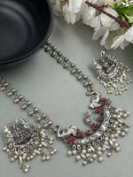 Load image into Gallery viewer, KIARA SILVER NECKLACE &amp; EARRINGS 60% Off