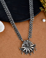 Load image into Gallery viewer, OXIDISED SPRING PENDANT NECKLACE