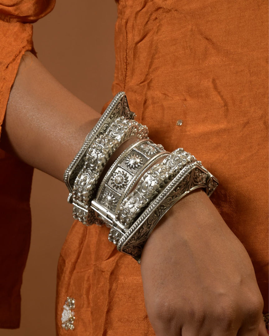 Zari Bangle Stack