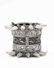 Aarohi Silver Lookalike Bangle Stack