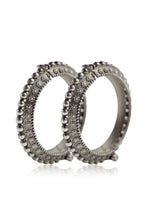 Load image into Gallery viewer, Vanshika Silver Lookalike Bangle Stack