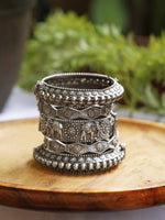 Load image into Gallery viewer, Vanshika Silver Lookalike Bangle Stack