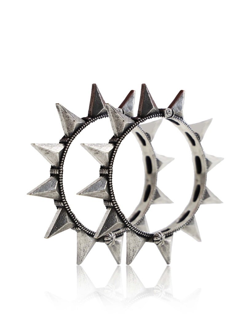 Lavanya Silver Lookalike Bangle Stack