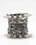 Load image into Gallery viewer, Lavanya Silver Lookalike Bangle Stack