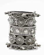 Load image into Gallery viewer, Tanisha Silver Lookalike Bangle Stack