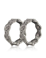 Load image into Gallery viewer, Tanisha Silver Lookalike Bangle Stack