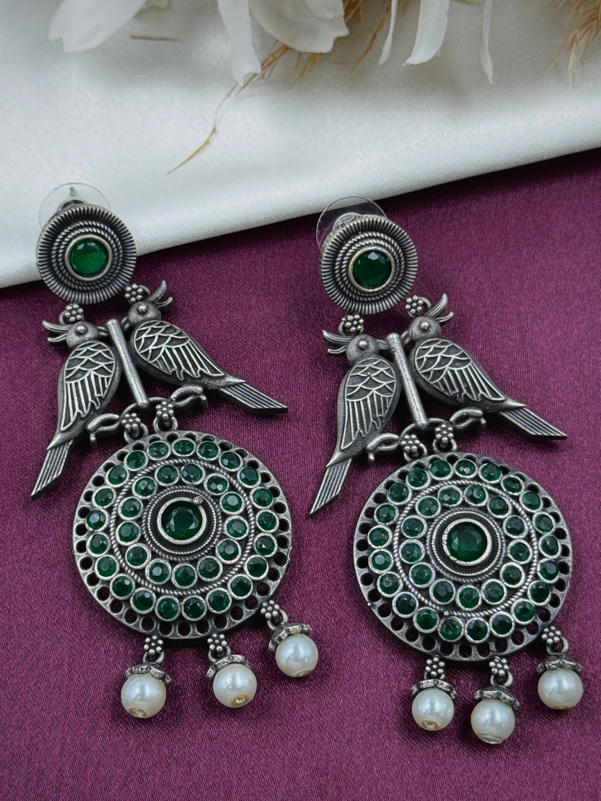 RITU STONE DANGLER EARRINGS