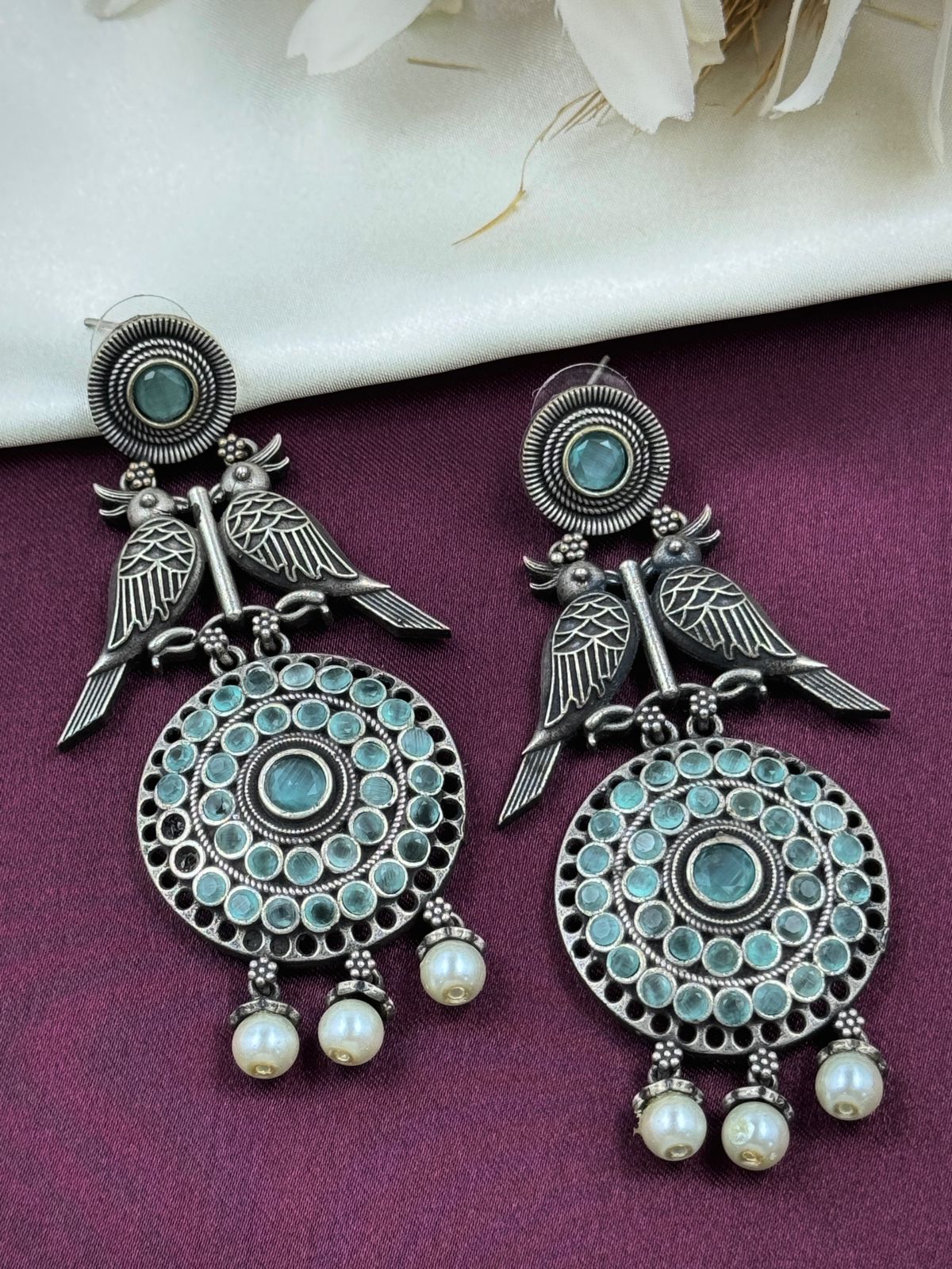 RITU STONE DANGLER EARRINGS