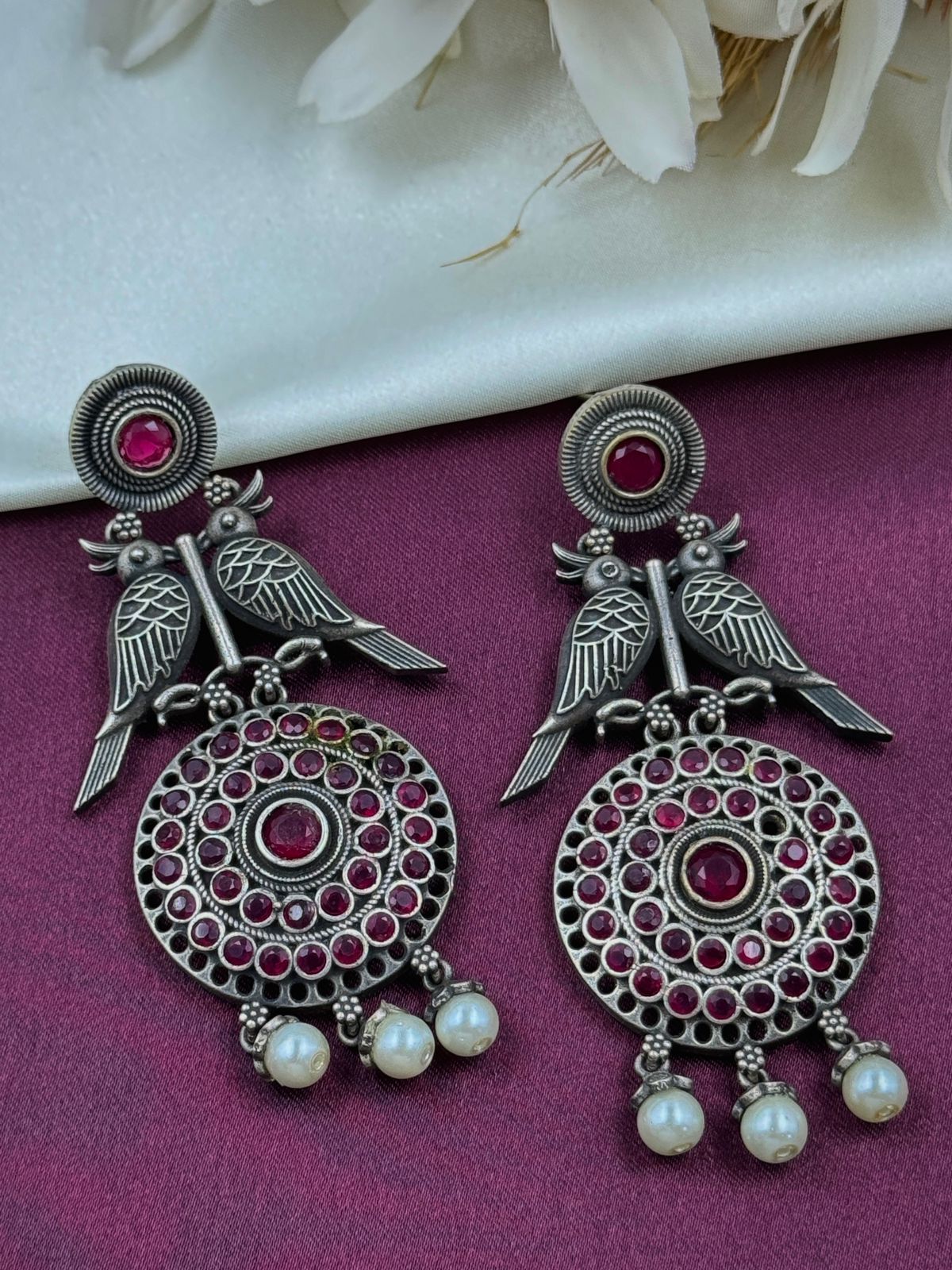 RITU STONE DANGLER EARRINGS