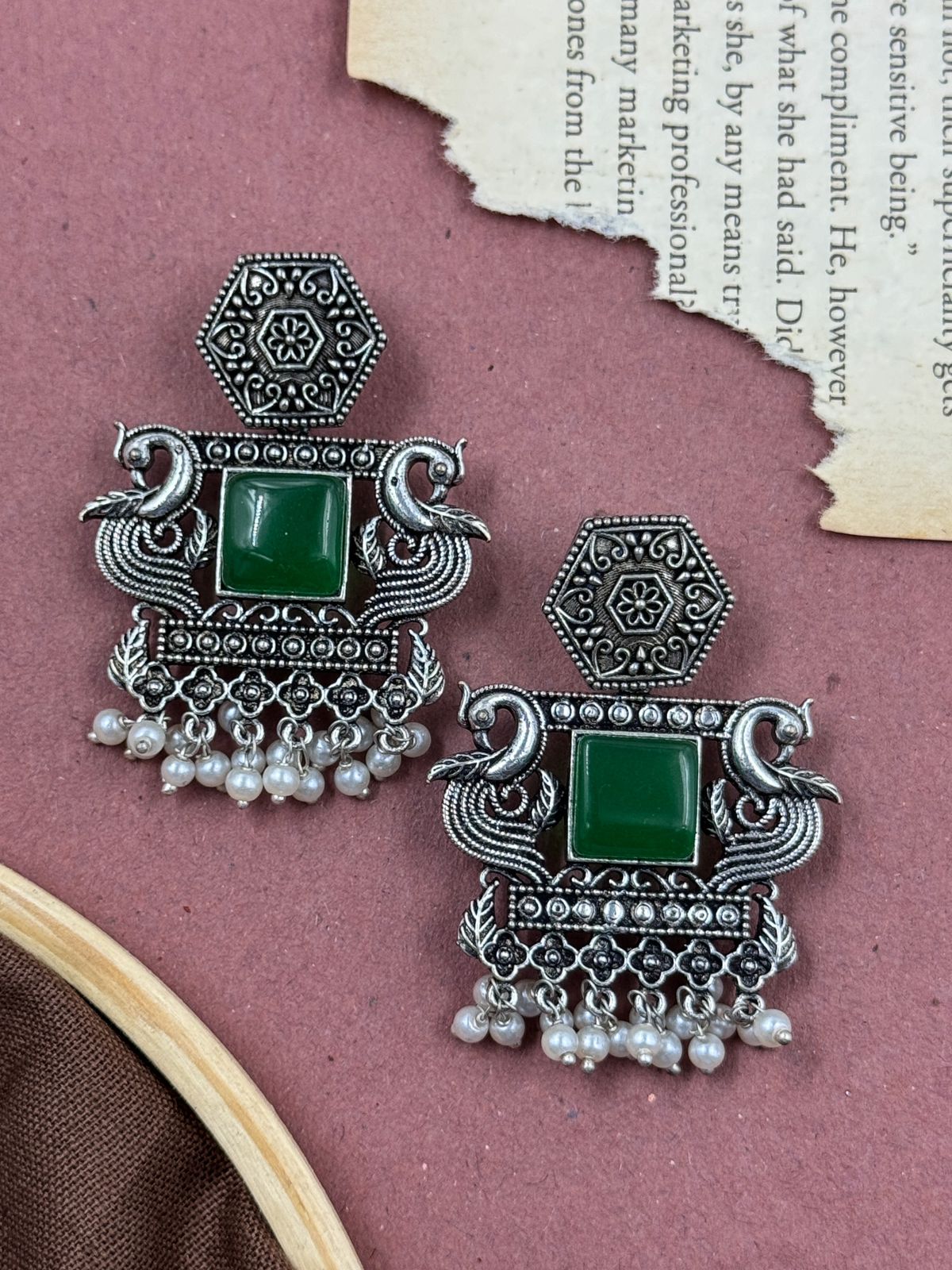 VARSHA STONE DANGLER EARRINGS