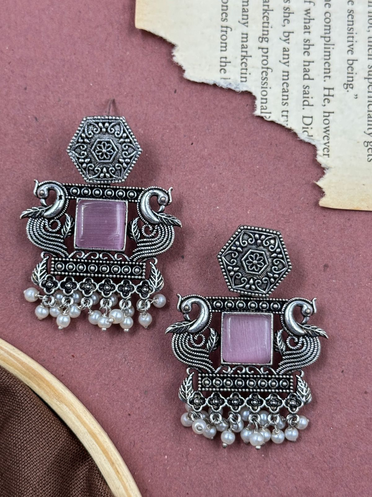 VARSHA STONE DANGLER EARRINGS