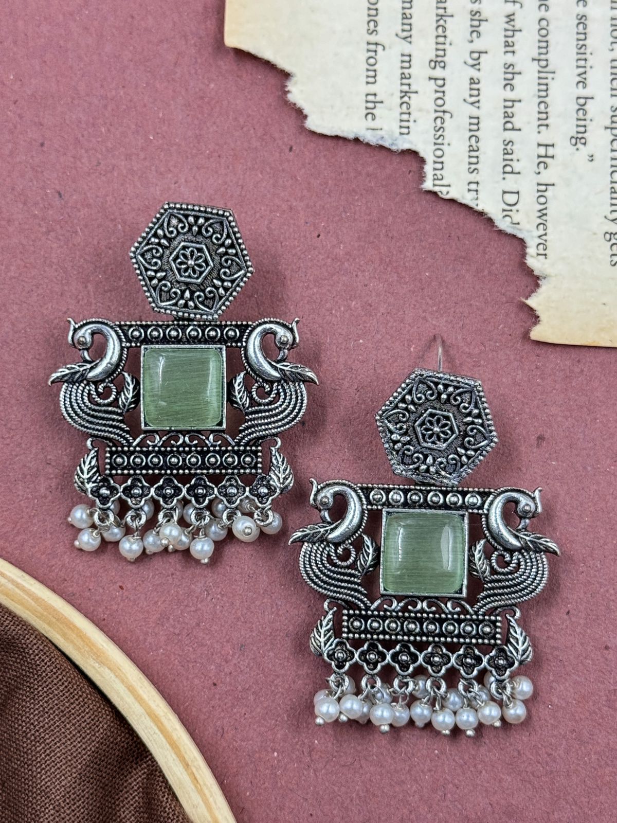 VARSHA STONE DANGLER EARRINGS