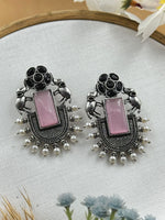 Load image into Gallery viewer, Tiya Stud Stone Earrings