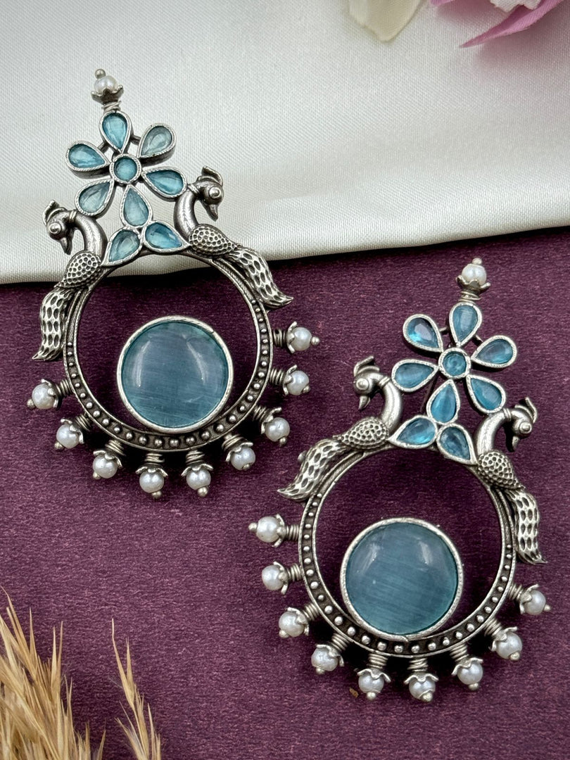 Navya Stud Stone Earrings