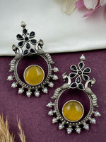 Load image into Gallery viewer, Navya Stud Stone Earrings