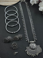 Load image into Gallery viewer, UNIQUE OXIDISED JEWELLERY SET COMBO