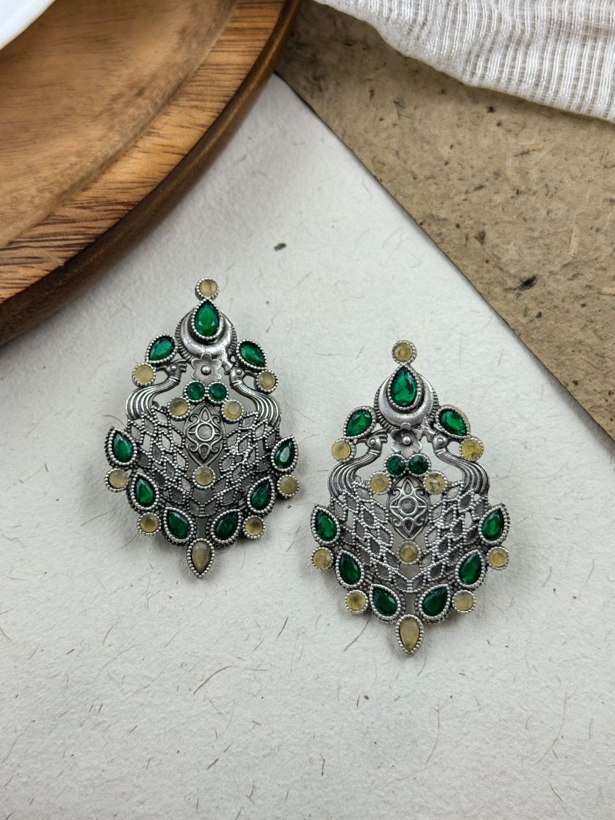 BANSARI OVERSIZED STUDS EARRINGS