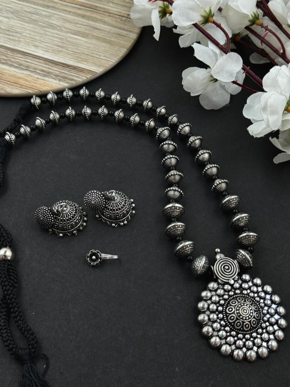 KAIRA SINGLE LINE MALA JEWELLERY SET COMBO