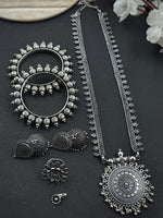 Load image into Gallery viewer, MAHI OXIDISED JEWELLERY SET COMBO