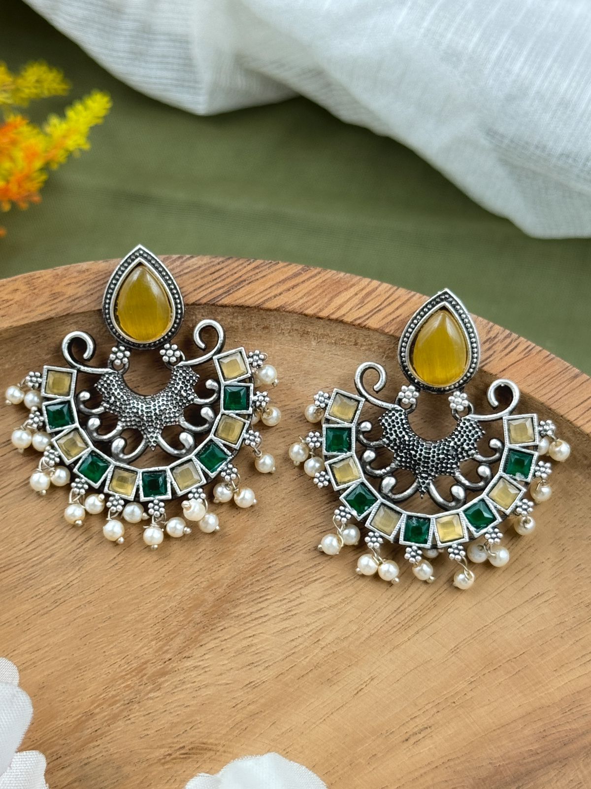 RAHA DANGLER EARRINGS