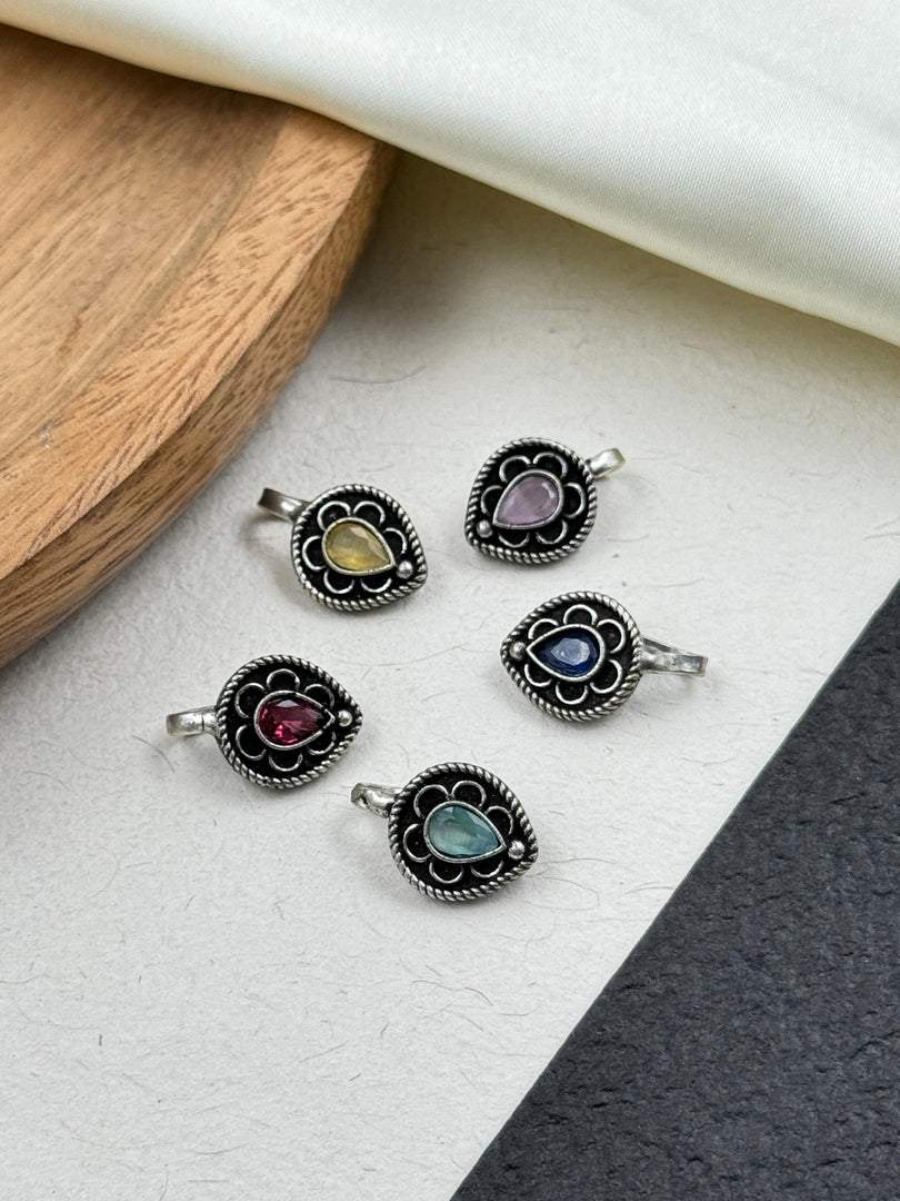 HETA CLIP ON STONE NOSEPIN COMBO OF 5