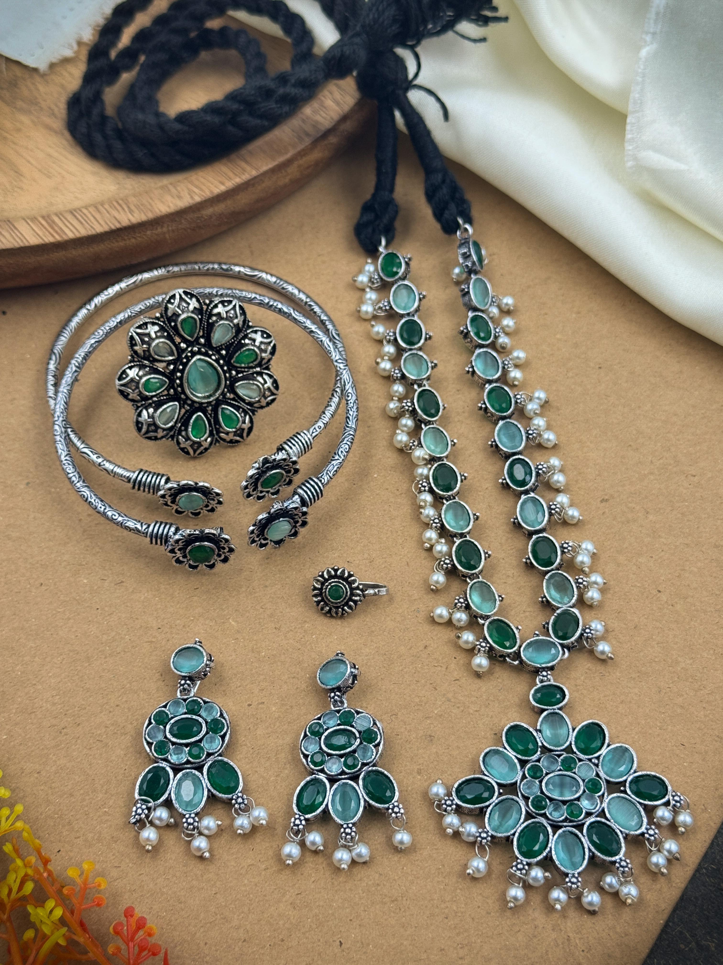 MISHKA STONE JEWELLERY SET COMBO