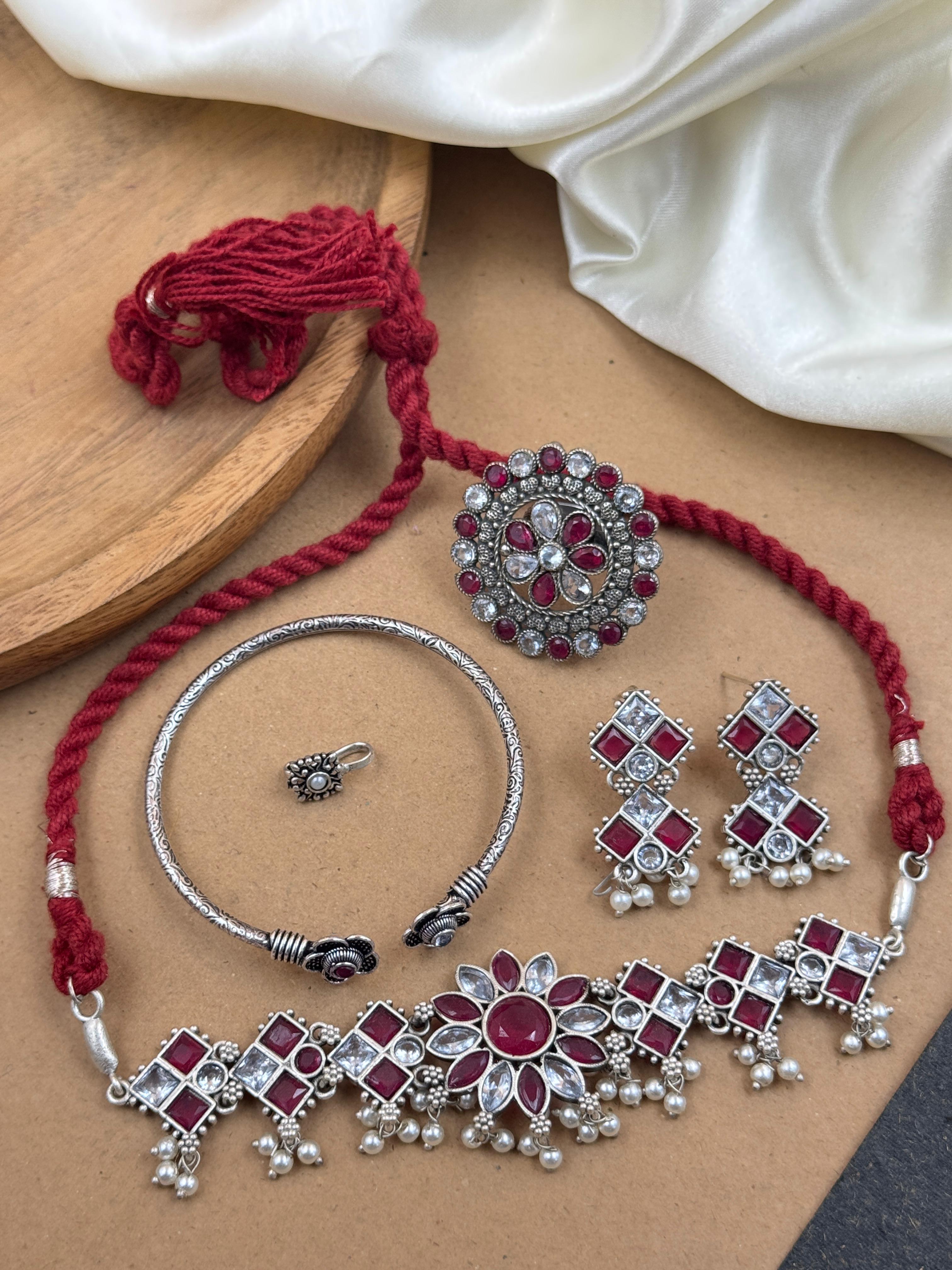 MYRA STONE JEWELLERY SET COMBO