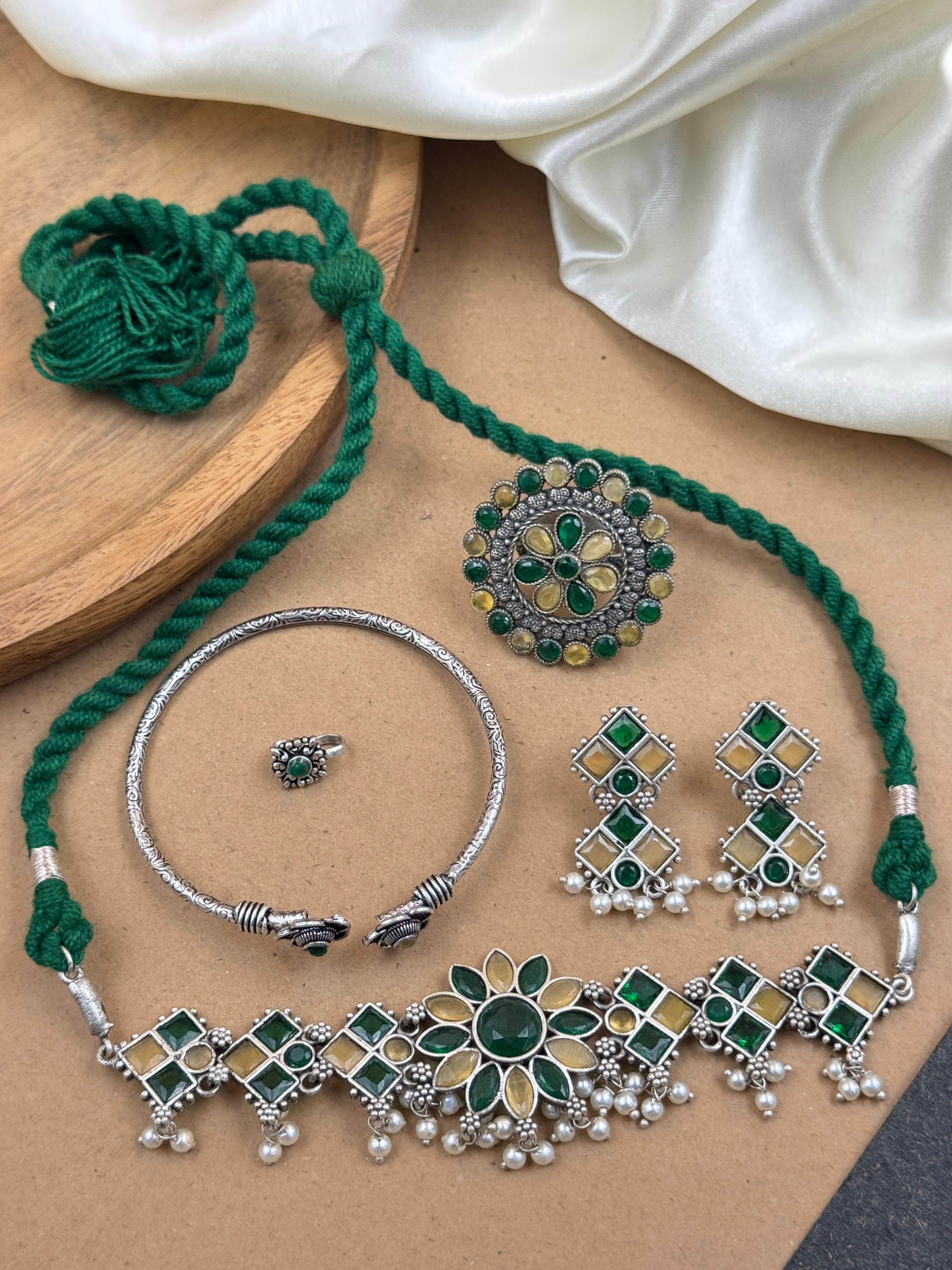 MYRA STONE JEWELLERY SET COMBO