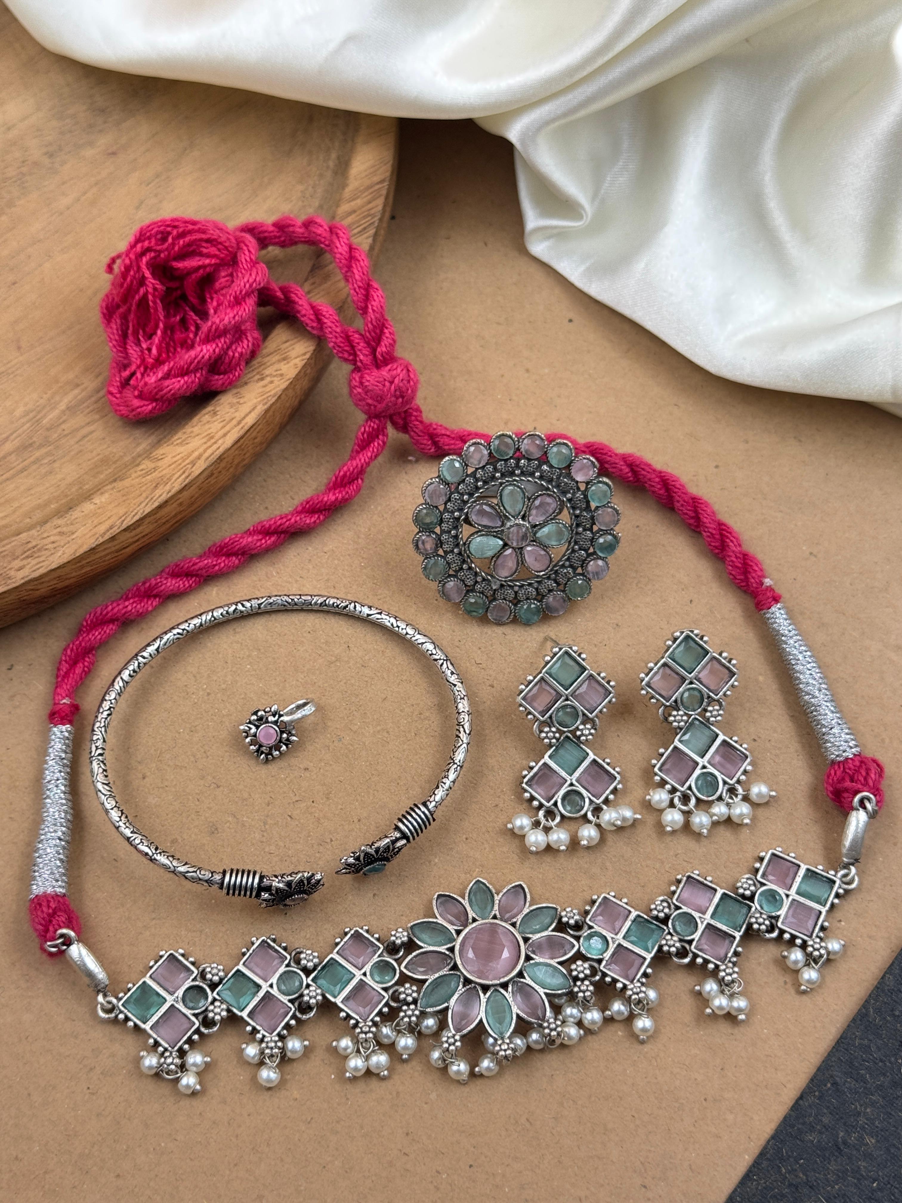 MYRA STONE JEWELLERY SET COMBO