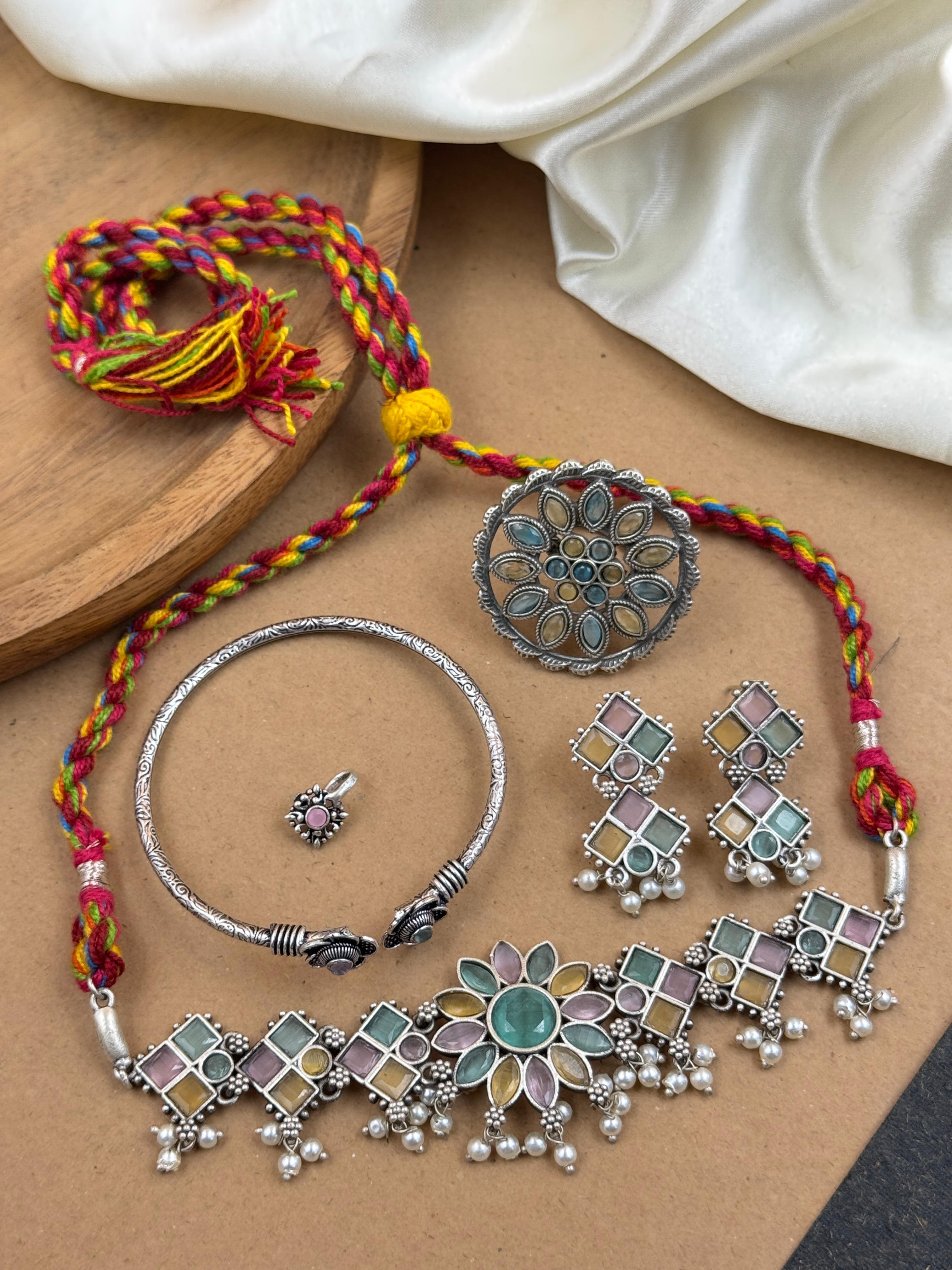 MYRA STONE JEWELLERY SET COMBO