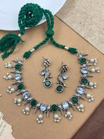 Load image into Gallery viewer, KRITI STONE NECKLACE SET